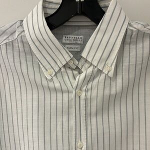 Brunello Cucinelli linen and cotton button up - pristine